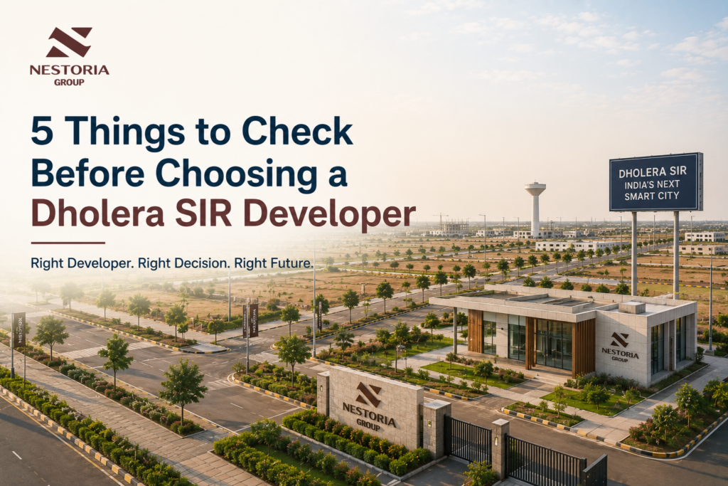 5 Things to Check Before Choosing a Dholera SIR Developer