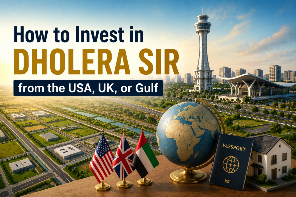 NRI guide to invest in Dholera SIR from USA, UK, or Gulf 2026